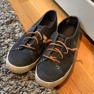 Ashy Blue/grey Sperrys💜